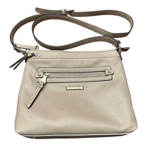 Grey/Beige Dana Bachman Crossbody Purse - Gently Used
